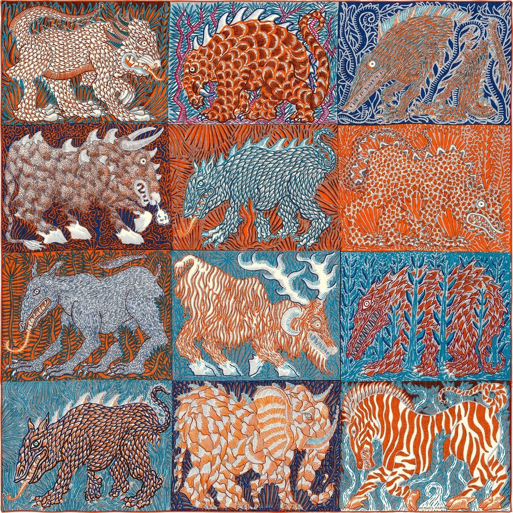 Hermes Sweet Dreams Scarf 100 cm